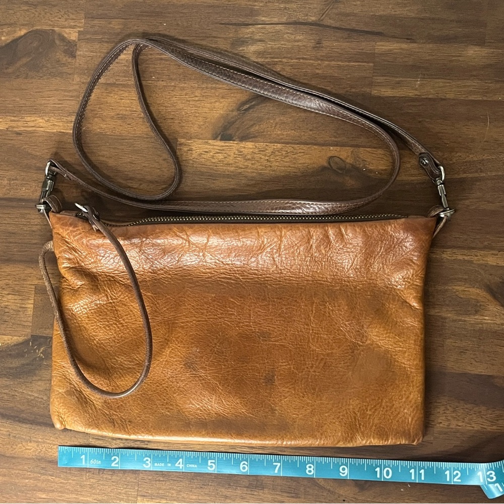 Brown leather Rough and Tumble bag
